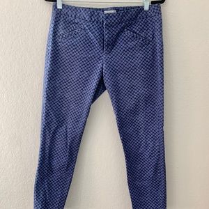 GAP | Ultra Skinny Blue Pattern Pant